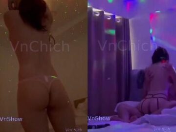 Phê pha đụ nhau trong ánh đen nhấp nháy